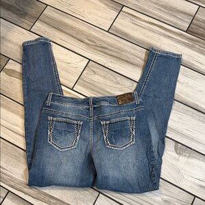 Maurices Dark Blue Skinny Jeans